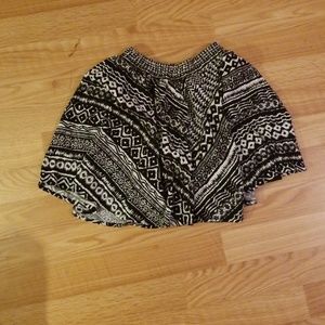 Black and white skirt